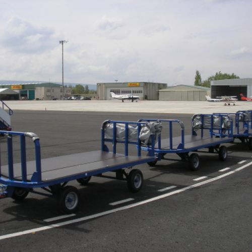 Fila de carros equipaje | FACIM 36
